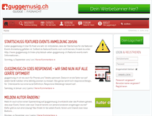 Tablet Screenshot of guggenmusig.ch